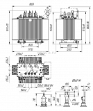 Трансформатор ТМГ-СЭЩ-1250/10-11 УХЛ1 10.0/0.40 Y/Yн-0